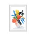 Picture of Pop of floral II _GroupedProduct_Rectangle_Portrait_Framed_Matted_