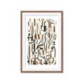 Picture of Neutral Shades II _GroupedProduct_Rectangle_Portrait_Framed_Matted_