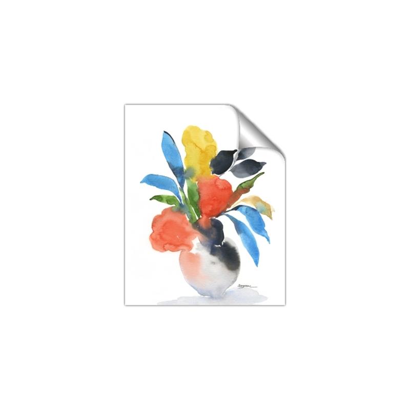 Picture of Pop of floral II _GroupedProduct_Rectangle_Portrait_Unframed_Print_Only_