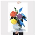 Picture of pop of floral I _GroupedProduct_Rectangle_Portrait_Canvas_