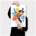 Picture of Pop of floral II _GroupedProduct_Rectangle_Portrait_Canvas_