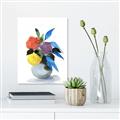Picture of pop of floral I _GroupedProduct_Rectangle_Portrait_Canvas_