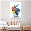 Picture of pop of floral I _GroupedProduct_Rectangle_Portrait_Canvas_