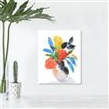 Picture of Pop of floral II _GroupedProduct_Rectangle_Portrait_Canvas_