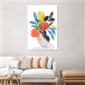 Picture of Pop of floral II _GroupedProduct_Rectangle_Portrait_Canvas_