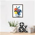 Picture of pop of floral I _GroupedProduct_Rectangle_Portrait_Canvas_Framed_