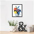 Picture of pop of floral I _GroupedProduct_Rectangle_Portrait_Canvas_Framed_