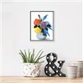 Picture of pop of floral I _GroupedProduct_Rectangle_Portrait_Canvas_Framed_