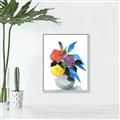 Picture of pop of floral I _GroupedProduct_Rectangle_Portrait_Canvas_Framed_