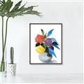 Picture of pop of floral I _GroupedProduct_Rectangle_Portrait_Canvas_Framed_