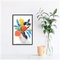 Picture of Pop of floral II _GroupedProduct_Rectangle_Portrait_Canvas_Framed_