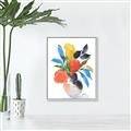 Picture of Pop of floral II _GroupedProduct_Rectangle_Portrait_Canvas_Framed_