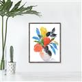 Picture of Pop of floral II _GroupedProduct_Rectangle_Portrait_Canvas_Framed_