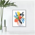 Picture of Pop of floral II _GroupedProduct_Rectangle_Portrait_Canvas_Framed_