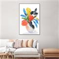 Picture of Pop of floral II _GroupedProduct_Rectangle_Portrait_Canvas_Framed_