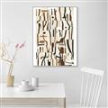 Picture of Neutral Shades I _GroupedProduct_Rectangle_Portrait_Canvas_Framed_