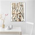 Picture of Neutral Shades I _GroupedProduct_Rectangle_Portrait_Canvas_Framed_