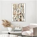 Picture of Neutral Shades I _GroupedProduct_Rectangle_Portrait_Canvas_Framed_