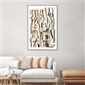 Picture of Neutral Shades I _GroupedProduct_Rectangle_Portrait_Canvas_Framed_