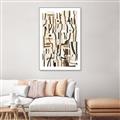 Picture of Neutral Shades I _GroupedProduct_Rectangle_Portrait_Canvas_Framed_