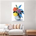 Picture of pop of floral I _GroupedProduct_Rectangle_Portrait_Unframed_Print_Only_