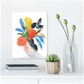 Picture of Pop of floral II _GroupedProduct_Rectangle_Portrait_Unframed_Print_Only_