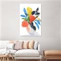 Picture of Pop of floral II _GroupedProduct_Rectangle_Portrait_Unframed_Print_Only_