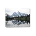 Picture of Mirror image of Mt Shuksan _GroupedProduct_Rectangle_Landscape_Photography _GroupedProduct_Rectangle_Landscape_Canvas_