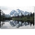 Picture of Mirror image of Mt Shuksan _GroupedProduct_Rectangle_Landscape_Photography _GroupedProduct_Rectangle_Landscape_Canvas_