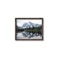 Picture of Mirror image of Mt Shuksan _GroupedProduct_Rectangle_Landscape_Photography _GroupedProduct_Rectangle_Landscape_Canvas_Framed_