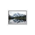 Picture of Mirror image of Mt Shuksan _GroupedProduct_Rectangle_Landscape_Photography _GroupedProduct_Rectangle_Landscape_Canvas_Framed_