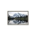 Picture of Mirror image of Mt Shuksan _GroupedProduct_Rectangle_Landscape_Photography _GroupedProduct_Rectangle_Landscape_Canvas_Framed_