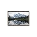 Picture of Mirror image of Mt Shuksan _GroupedProduct_Rectangle_Landscape_Photography _GroupedProduct_Rectangle_Landscape_Canvas_Framed_