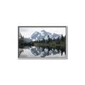 Picture of Mirror image of Mt Shuksan _GroupedProduct_Rectangle_Landscape_Photography _GroupedProduct_Rectangle_Landscape_Canvas_Framed_