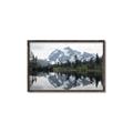 Picture of Mirror image of Mt Shuksan _GroupedProduct_Rectangle_Landscape_Photography _GroupedProduct_Rectangle_Landscape_Canvas_Framed_