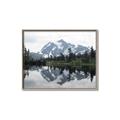 Picture of Mirror image of Mt Shuksan _GroupedProduct_Rectangle_Landscape_Photography _GroupedProduct_Rectangle_Landscape_Canvas_Framed_