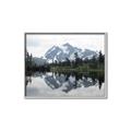 Picture of Mirror image of Mt Shuksan _GroupedProduct_Rectangle_Landscape_Photography _GroupedProduct_Rectangle_Landscape_Canvas_Framed_