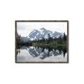 Picture of Mirror image of Mt Shuksan _GroupedProduct_Rectangle_Landscape_Photography _GroupedProduct_Rectangle_Landscape_Canvas_Framed_