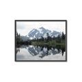 Picture of Mirror image of Mt Shuksan _GroupedProduct_Rectangle_Landscape_Photography _GroupedProduct_Rectangle_Landscape_Canvas_Framed_