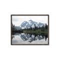 Picture of Mirror image of Mt Shuksan _GroupedProduct_Rectangle_Landscape_Photography _GroupedProduct_Rectangle_Landscape_Canvas_Framed_