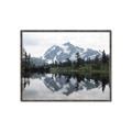 Picture of Mirror image of Mt Shuksan _GroupedProduct_Rectangle_Landscape_Photography _GroupedProduct_Rectangle_Landscape_Canvas_Framed_