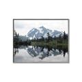 Picture of Mirror image of Mt Shuksan _GroupedProduct_Rectangle_Landscape_Photography _GroupedProduct_Rectangle_Landscape_Canvas_Framed_