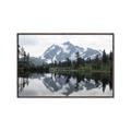 Picture of Mirror image of Mt Shuksan _GroupedProduct_Rectangle_Landscape_Photography _GroupedProduct_Rectangle_Landscape_Canvas_Framed_
