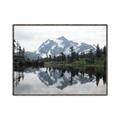 Picture of Mirror image of Mt Shuksan _GroupedProduct_Rectangle_Landscape_Photography _GroupedProduct_Rectangle_Landscape_Canvas_Framed_