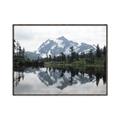 Picture of Mirror image of Mt Shuksan _GroupedProduct_Rectangle_Landscape_Photography _GroupedProduct_Rectangle_Landscape_Canvas_Framed_