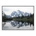 Picture of Mirror image of Mt Shuksan _GroupedProduct_Rectangle_Landscape_Photography _GroupedProduct_Rectangle_Landscape_Canvas_Framed_