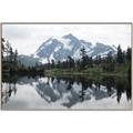 Picture of Mirror image of Mt Shuksan _GroupedProduct_Rectangle_Landscape_Photography _GroupedProduct_Rectangle_Landscape_Canvas_Framed_