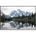 Picture of Mirror image of Mt Shuksan _GroupedProduct_Rectangle_Landscape_Photography _GroupedProduct_Rectangle_Landscape_Canvas_Framed_