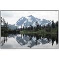 Picture of Mirror image of Mt Shuksan _GroupedProduct_Rectangle_Landscape_Photography _GroupedProduct_Rectangle_Landscape_Canvas_Framed_