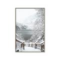 Picture of Snowy Bridge _GroupedProduct_Rectangle_Portrait_Photography _GroupedProduct_Rectangle_Portrait_Canvas_Framed_